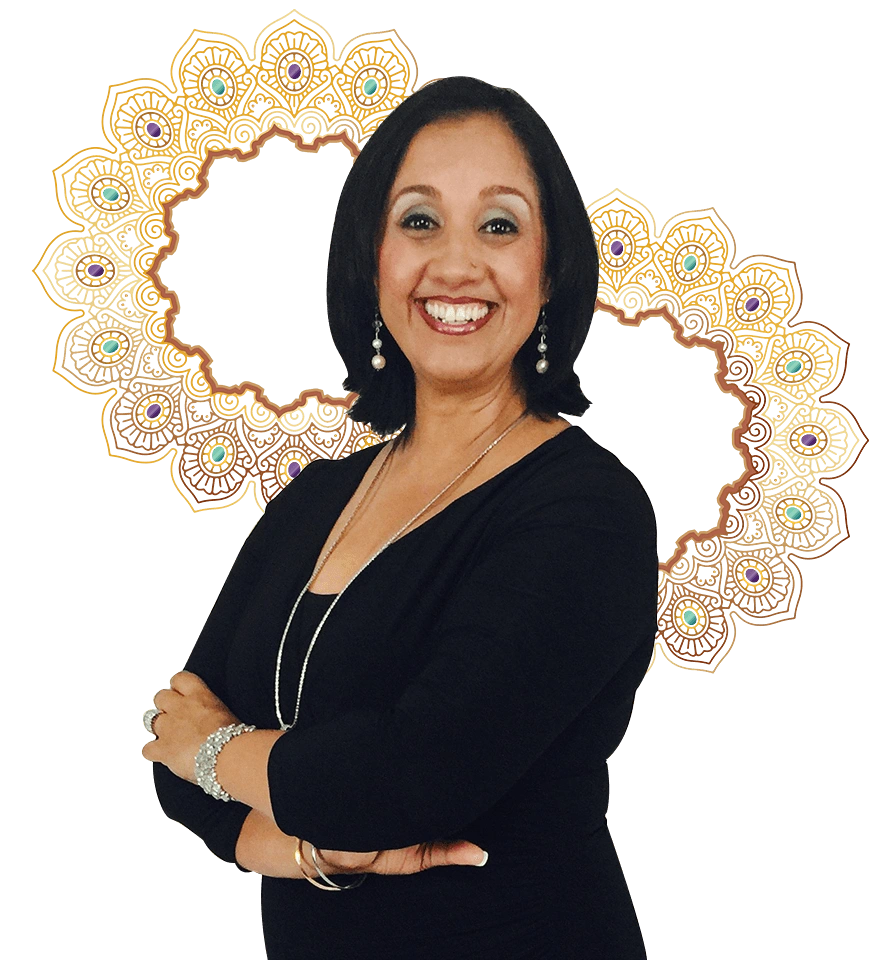 A woman in black standing in front of a gold frame, embodying the expertise of a high achievement coach and manifestation expert. A woman in black standing in front of a gold frame, embodying the expertise of a high achievement coach and manifestation expert.