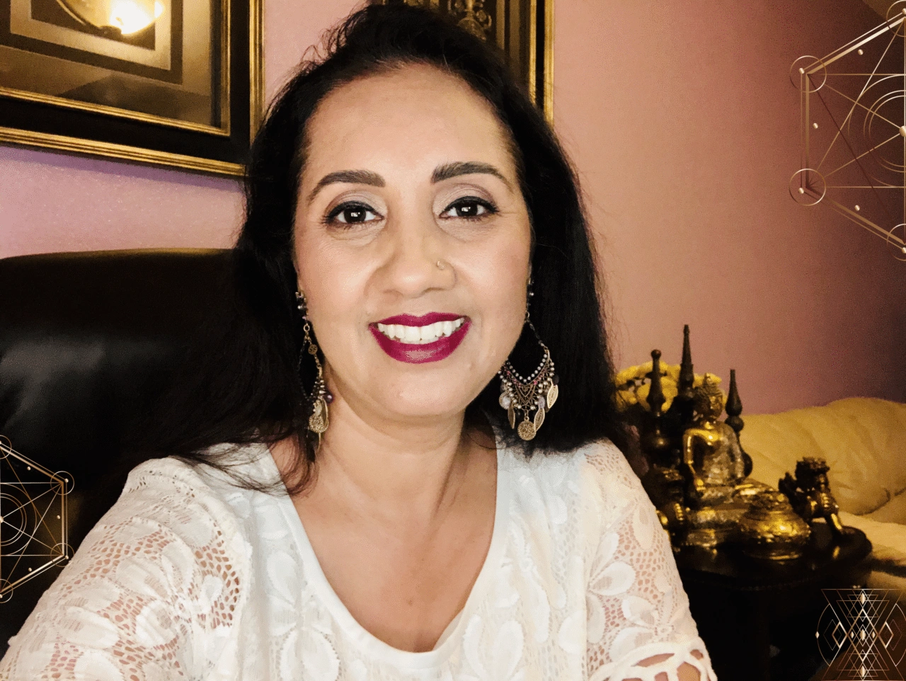 Gagan New Photo with Sacred Geometry Symbols Gagan Sarkaria