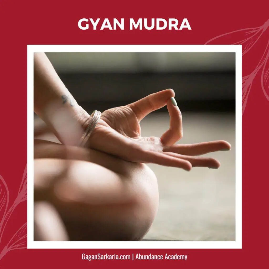 Gyan-Mudra gyan or knowledge mudra