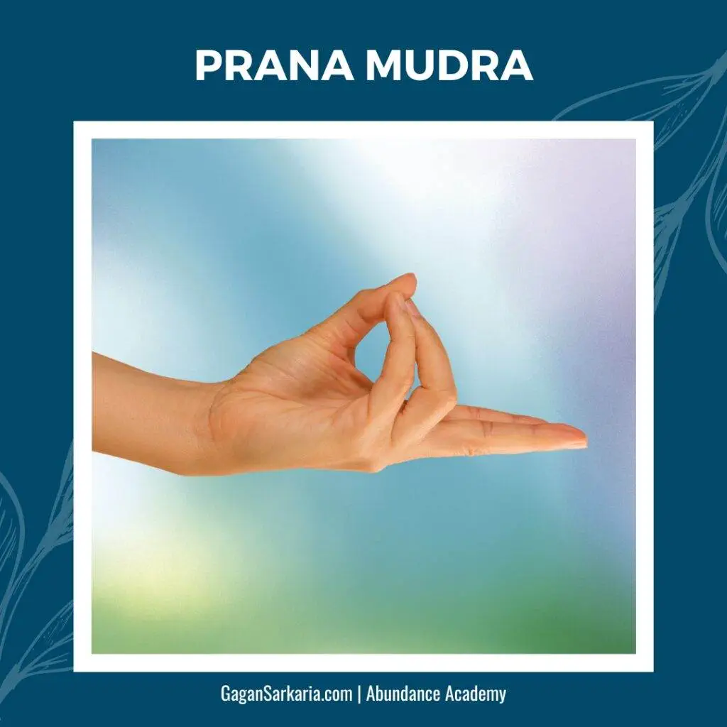 Prana-Mudra prana or life force energy mudra