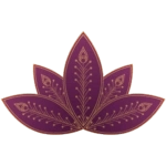 Discover a purple lotus flower on a green background.