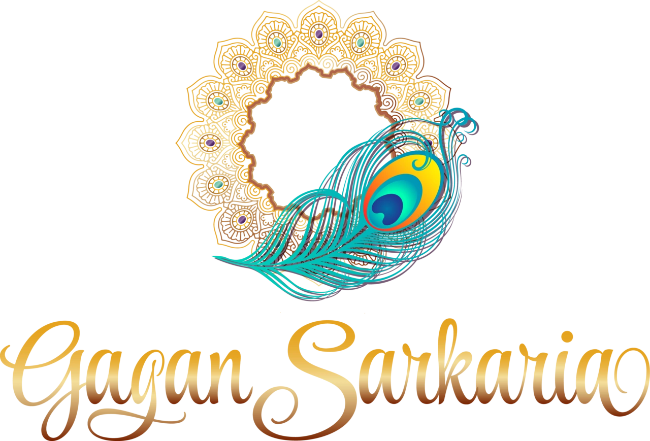 The logo for Gagan Sarkaria, a high achievement coach and abundance manifestation expert.