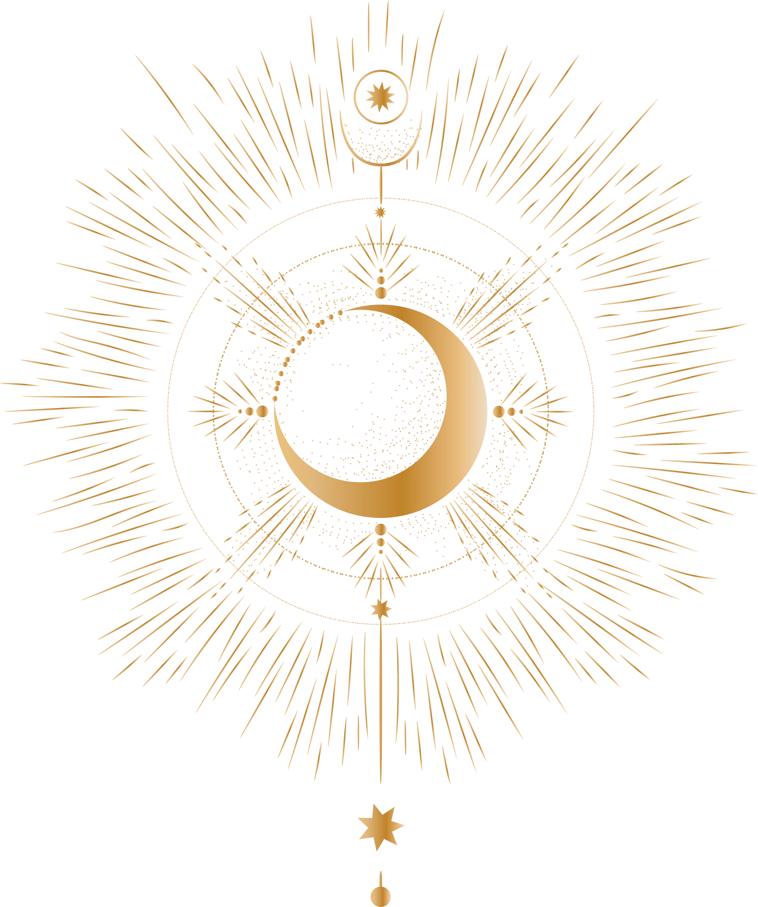 The sun, moon, and stars in a golden frame, now enhanced with free resources. The sun, moon, and stars in a golden frame, now enhanced with free resources.