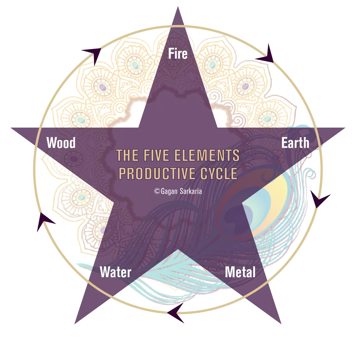 5 elements cycle of Chinese Metaphysics