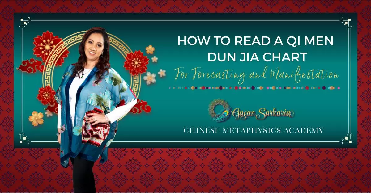 How do you read a Qi Men Dun Jia Chart for forecasting and